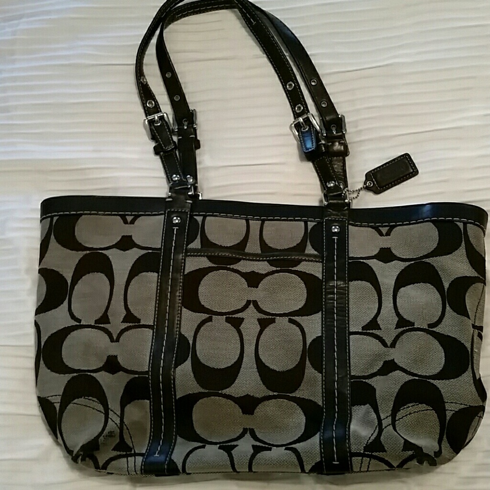 Classic black Genuine Coach bag